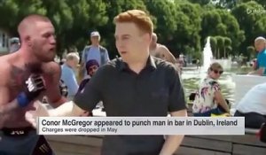 Conor McGregor frappe des gens