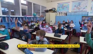 Covid-19 : le masque pour les élèves dès le CP dans 200 écoles privées du Nord
