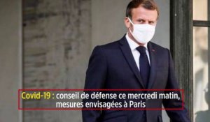 Covid-19 : conseil de défense ce mercredi matin, mesures envisagées à Paris
