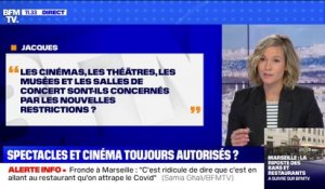 Les cinémas, théâtres et salles de concert sont-ils concernés par les nouvelles restrictions ? BFMTV répond à vos questions