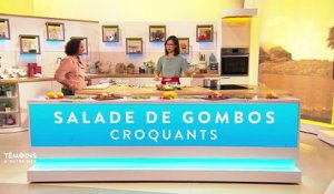 Salade de gombos croquants