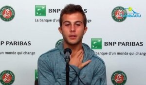 Roland-Garros 2020 - Hugo Gaston : "Je ne vais pas me mettre une pression supplémentaire parce que je suis le dernier Français"