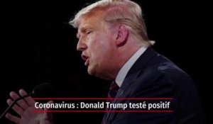 Coronavirus : Donald Trump testé positif