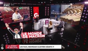 Le monde de Macron : Les facs, nouveaux clusters géants ?! - 02/10