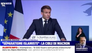 Emmanuel Macron annonce un projet de loi pour "s'attaquer au séparatisme islamiste"