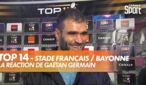 La réaction de Gaëtan Germain après la victoire de Bayonne