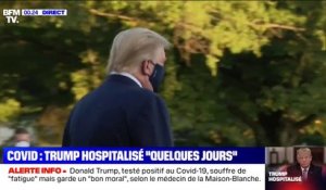 Donald Trump a quitté la Maison Blanche pour rejoindre un hôpital militaire