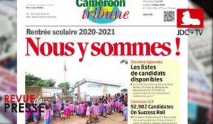 REVUE DE PRESSE CAMEROUNAISE DU 05 OCTOBRE 2020
