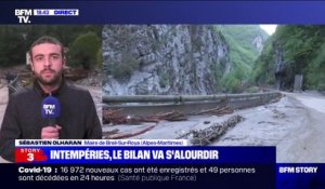 Alpes-Maritimes: "C'est apocalyptique, la plupart des voies de communication sont coupées", selon le maire de Breil-sur-Roya