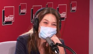 "C’est difficile d’être inspiré par les choses qui nous tombent dessus et que l’on subit" (Carla Bruni)