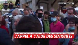 Inondations dans les Alpes-Maritimes : Emmanuel Macron au chevet des sinistrés de la ville de Tende