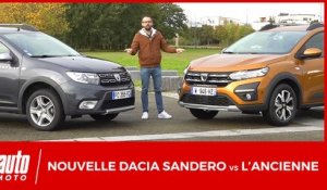 La nouvelle Dacia Sandero face à l'ancien modèle : quels changements ?