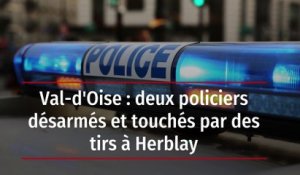 Val-d'Oise : deux policiers désarmés et touchés par des tirs à Herblay