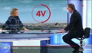 Coronavirus - Pour Philippe Juvin, chef des urgences de l’hôpital Georges Pompidou, le niveau de saturation dans les services de réanimation « arrive plus vite qu’au mois de mars » - VIDEO