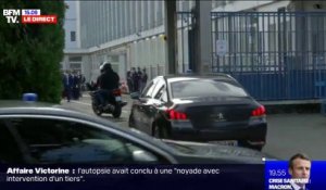 Gérald Darmanin est arrivé au commissariat de Juvisy-sur-Orge après qu'un policier a été renversé