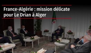 France-Algérie : mission délicate pour Le Drian à Alger