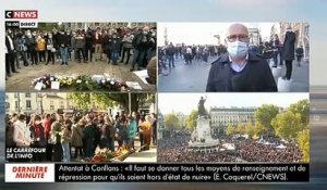 Regardez les images venues de toute la France des manifestations en hommage à Samuel Paty qui se déroulent depuis 15h avec plusieurs personnalités à Paris dont le Premier Ministre