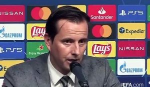 Football - Ligue des Champions - Julien Stéphan en conférence de presse après Rennes 1-1 Krasnodar