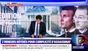 Story 4 : Deux mineurs différés pour complicité dans l'affaire de l'assassinat d'un professeur à Conflans-Sainte-Honorine - 21/10
