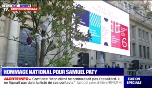 Paris: l'hommage à Samuel Paty se prépare à la Sorbonne