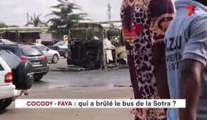 Cocody Faya: qui a brûlé le bus de la SOTRA?