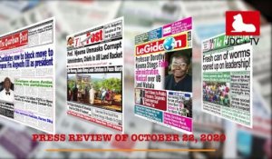 CAMEROONIAN PRESS REVIEW OF OCTOBER 22, 2020