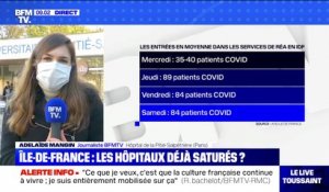Covid-19: les hôpitaux d'Île-de-France sont-ils déjà saturés ?