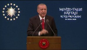 "Ne les achetez pas": le président turc Recep Tayyip Erdogan appelle au boycott des produits  français