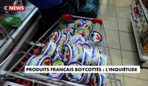 Produits français boycottés : l'inquiétude