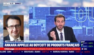 Stéphane Salvetat (Chambre de Commerce Franco Turque) : Ankara appelle au boycott de produits français - 27/10