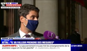 Gabriel Attal: "Madame Le Pen est sortie de la réunion avant même que le Premier ministre et les ministres aient pu répondre aux questions qu'elle a posées"