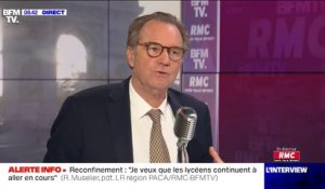 Renaud Muselier "pas convaincu" de l'acceptabilité des Français d'un nouveau confinement