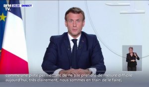 Emmanuel Macron: "Nous avons appris de nos insuffisances, de nos manques durant la première vague"