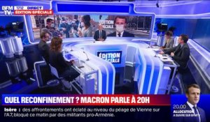 Édition spéciale : Emmanuel Macron détaillera le reconfinement ce soir à 20h sur BFMTV - 28/10