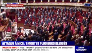 Attaque au couteau à Nice: l'Assemblée nationale observe une minute de silence