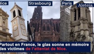 Le glas des églises sonne partout en France en mémoire des victimes de l'attentat de Nice