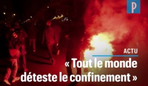 Reconfinement : une manifestation sauvage dans les rues de Paris