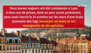 Maire menacé de décapitation à Lyon : deux hommes condamnés à un an de prison ferme