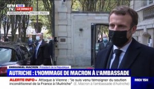 "Nous ne céderons rien": Emmanuel Macron réagit à l'attaque terroriste à Vienne