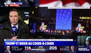 Au quartier général de Joe Biden, les démocrates surpris par les premières tendances