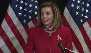Nancy Pelosi félicite les démocrates pour avoir conservé leur majorité à la Chambre des représentants