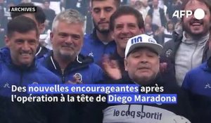 Maradona connaît une guérison "étonnante" après son opération à la tête