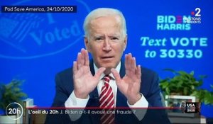 USA - Voici la vidéo dont tout le monde parle où Joe Biden annonce avoir mis en place "une fraude" d'une ampleur inégalée ! Info ou Intox ?