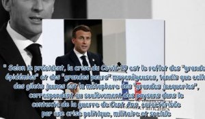 Emmanuel Macron - cette remarque sur la France de 2021 qui va faire parler