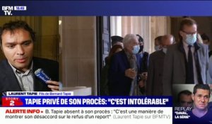 Laurent Tapie sur le procès de Bernard Tapie: "On est tous convaincus que ce sont ces ennuis-là qui ont déclenché son cancer"