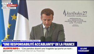 Emmanuel Macron au Rwanda: "Je viens reconnaître nos responsabilités"