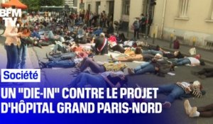 Ils manifestent contre le projet d’hôpital Grand Paris-Nord
