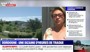 "C'est un peu angoissant, parce qu'on sait qu'il n'est pas loin": le témoignage d'une habitante de Lardin-Saint-Lazare