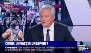 Bruno Le Maire (ministre de l'Économie et des Finances): "Nous serons toujours là"