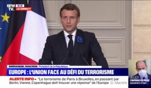 Emmanuel Macron sur le terrorisme: "Une faille de sécurité dans un Etat membre est un danger pour les autres Etats"